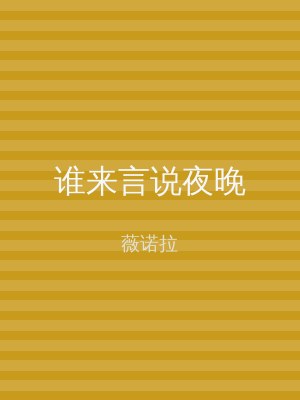 谁来言说夜晚